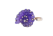 Load image into Gallery viewer, Amethyst Ammonite Ring
