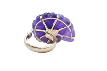 Load image into Gallery viewer, Amethyst Ammonite Ring
