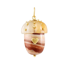 Load image into Gallery viewer, Carved Stone Acorn Pendants
