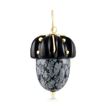 Load image into Gallery viewer, Carved Stone Acorn Pendants
