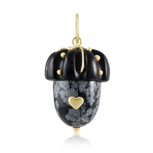 Load image into Gallery viewer, Carved Stone Acorn Pendants
