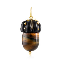 Load image into Gallery viewer, Carved Stone Acorn Pendants
