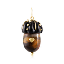 Load image into Gallery viewer, Carved Stone Acorn Pendants
