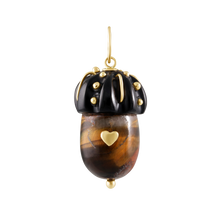 Load image into Gallery viewer, Carved Stone Acorn Pendants
