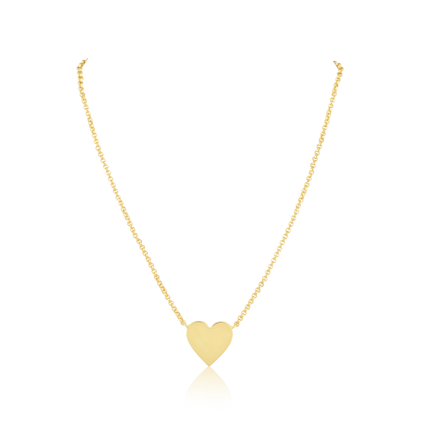 14k Gold Single Charm Necklace
