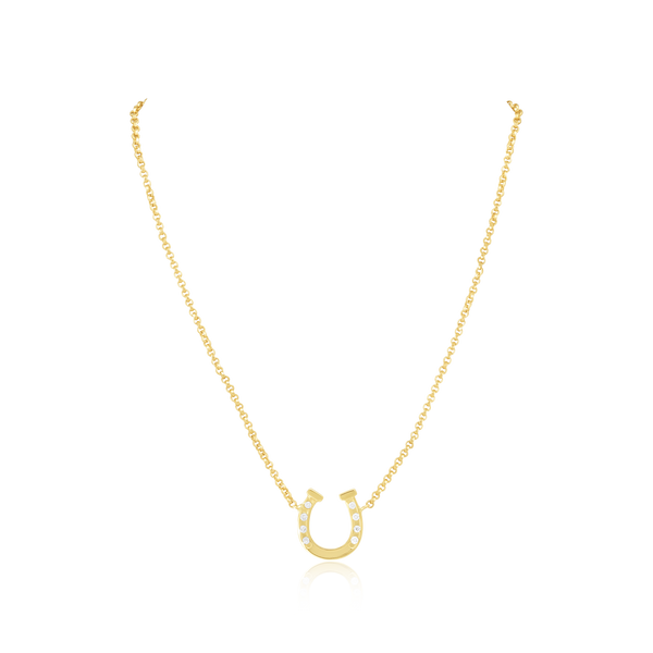 14k Gold Single Charm Necklace