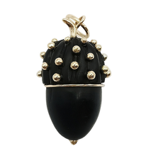 Load image into Gallery viewer, Ebony Acorn Pendants
