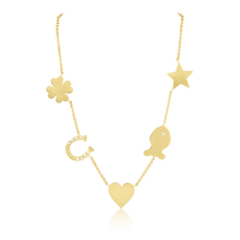 Load image into Gallery viewer, Cece 5-Charm Necklace
