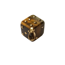 Load image into Gallery viewer, Tiger’s Eye Dice
