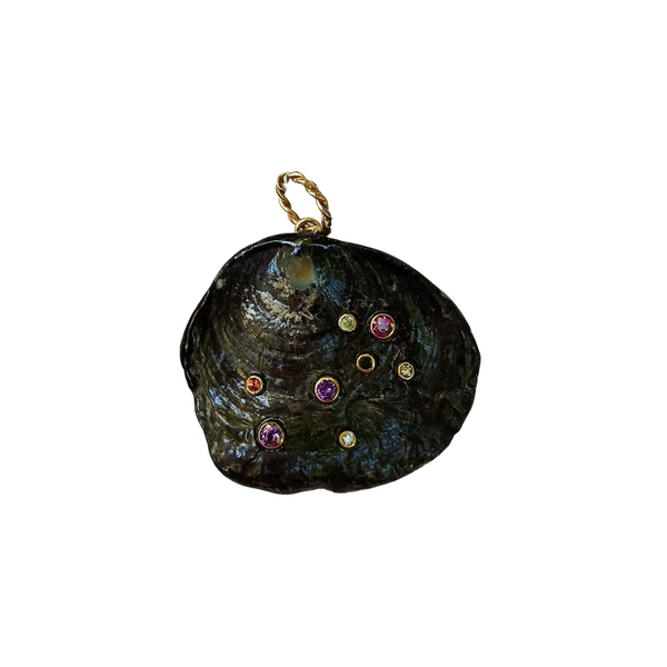 br257- Constellation Shell Pendant