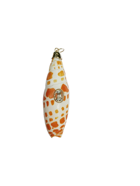 Br378- Orange Twist Shell