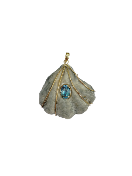 Br394- Grey Topaz Shell