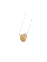 Load image into Gallery viewer, Br456- Diamond Natural Heart Shell
