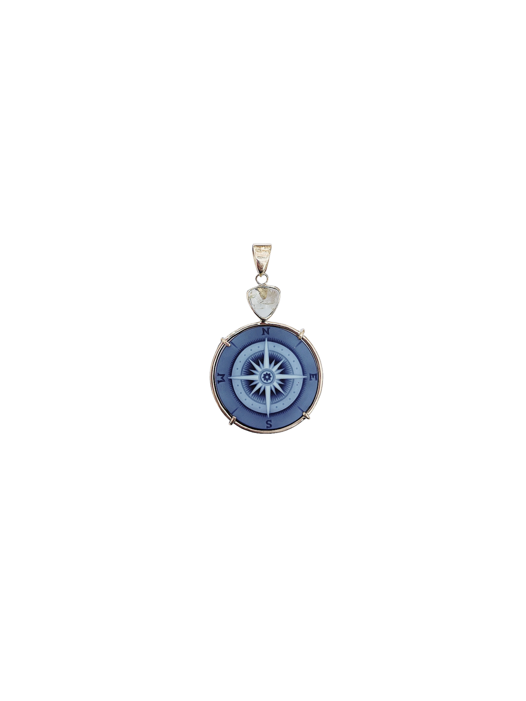 Br454- Compass Pendant