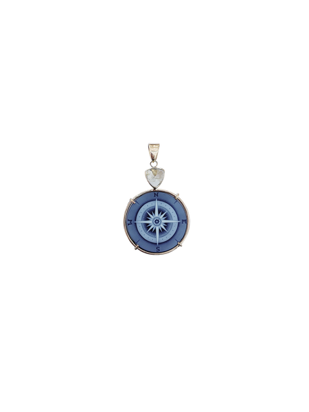 Br454- Compass Pendant