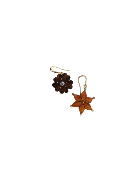 1 Tier Flower Earrings