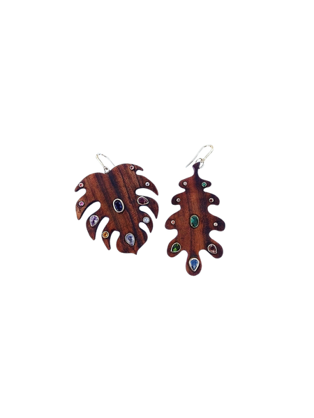 Br475- Leaf Earrings