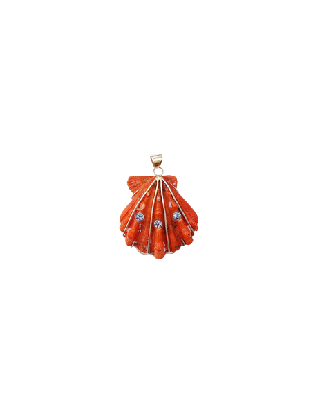 Orange Aquamarine Lions Paw